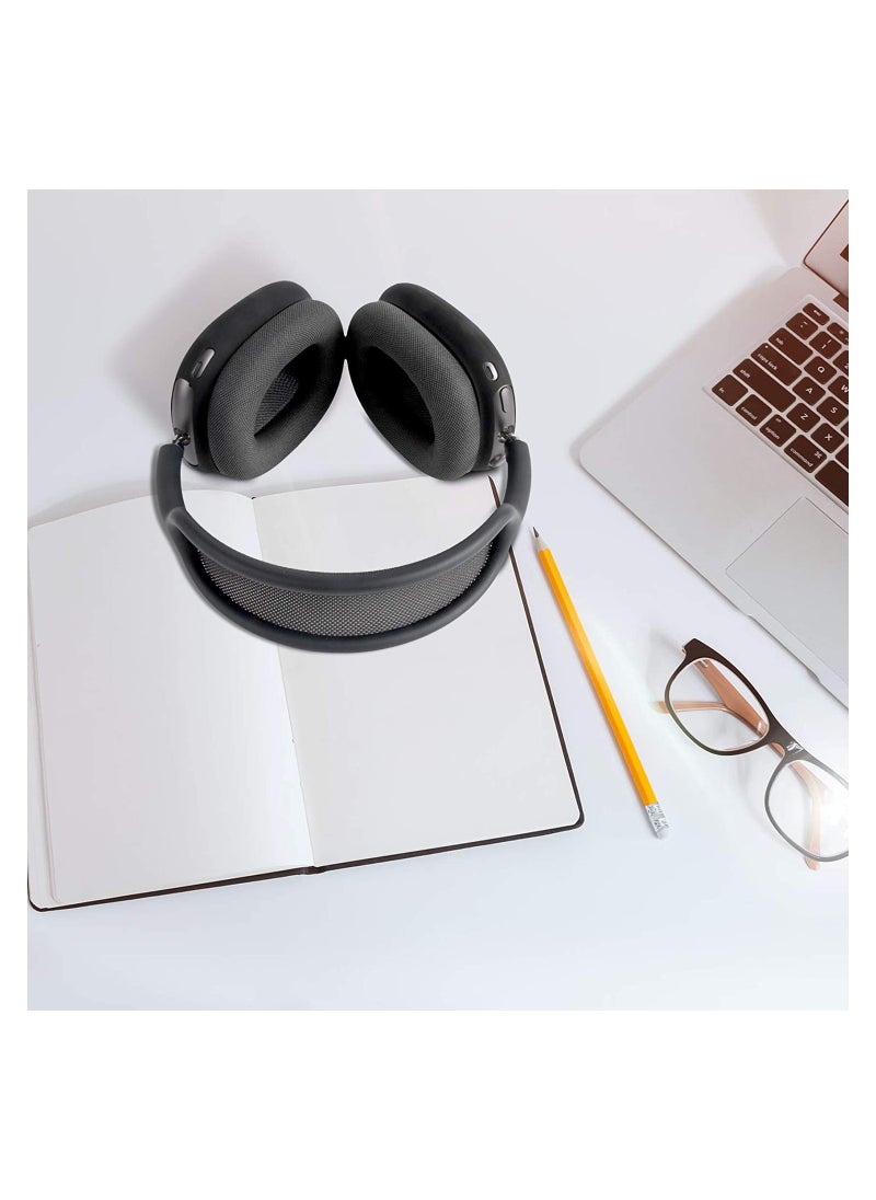 Generic - Silicone Case for AirPods Max Scratch Resistant Portable Headphone Cover Black - Image 1