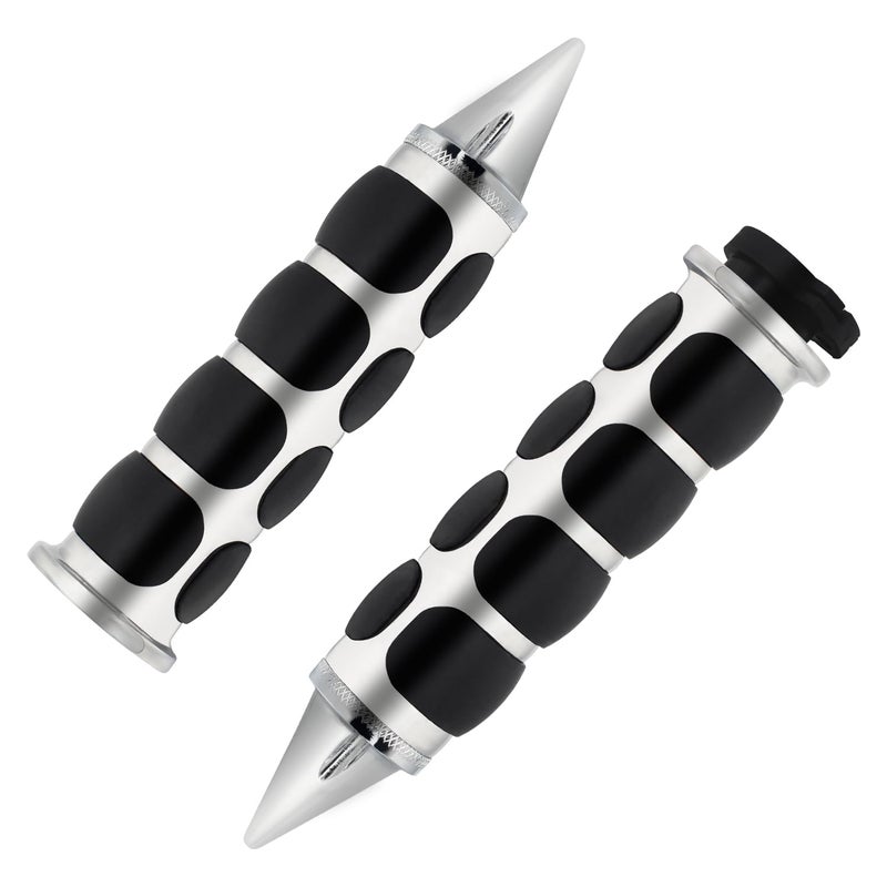 قبضات دراجة نارية NTHREEAUTO عالمية لمقود الدراجة Throttle Grip لبار 1 25mm متوافقة مع هارلي داينا سبورتستر رود كينغ ستريت جلايد فات بوي