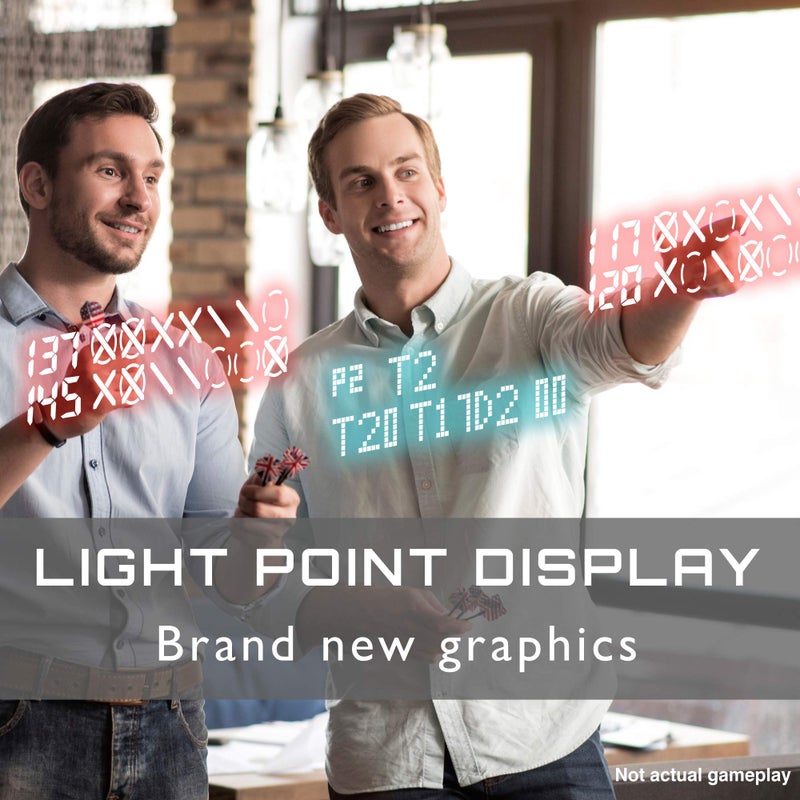 Viper 850 Electronic Dartboard, Ultra Bright Triple Score Display, 50 Games With 470 Scoring Variations, Regulation Size Target-Tested-Tough Segments Made From High Grade Nylon, Includes 6 Darts,Black - Image 2