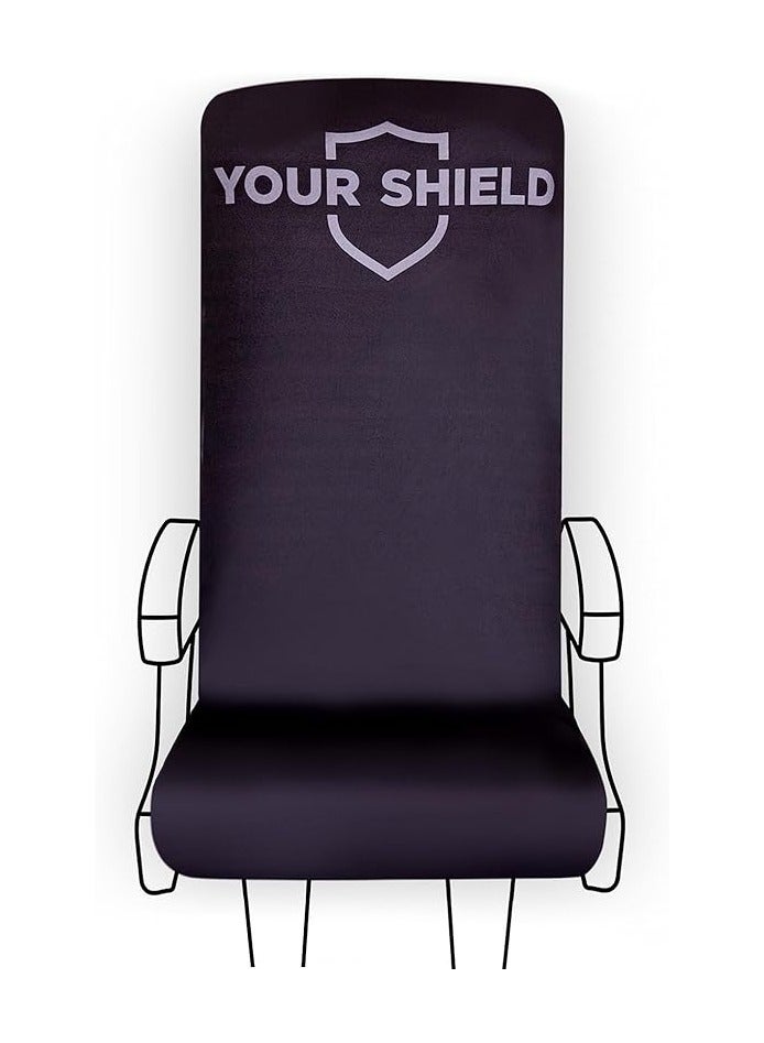 Your Shield YOUR SHIELD Re-Usable Seat Cover for Plane/Bus/Train/Cinema/Office - Premium Quality Reusable Car Seat Covers - Stylish and Practical Solution for a sanitized Trip (Your Shield Logo)  - Image 1