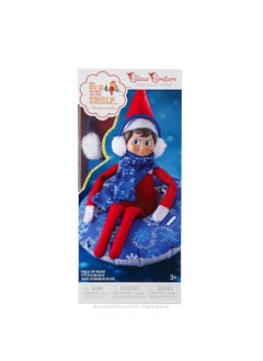 The Elf on the Shelf Totally Tubular Snow Tube Set- Claus Couture Snow Tube, Snow Scarf And Earmuff Three Piece Accessory Set - Dress Your Elf For Wintertime Ski Adventures And Snow Day Fun  - Image 2