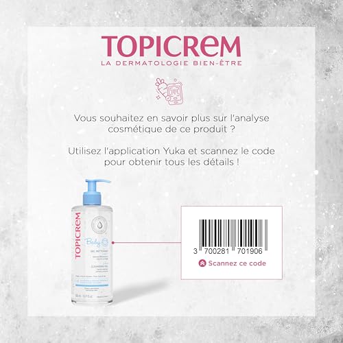Topicrem Organic Baby Care 2 in 1 Cleansing Gel 500ml - Image 4