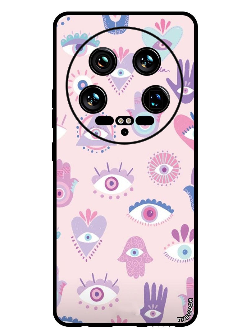 Theodor Protective Case Anti Scratch Shock Proof Bumper Cover For Xiaomi 14 Ultra Evil Eye (3) - Image 1