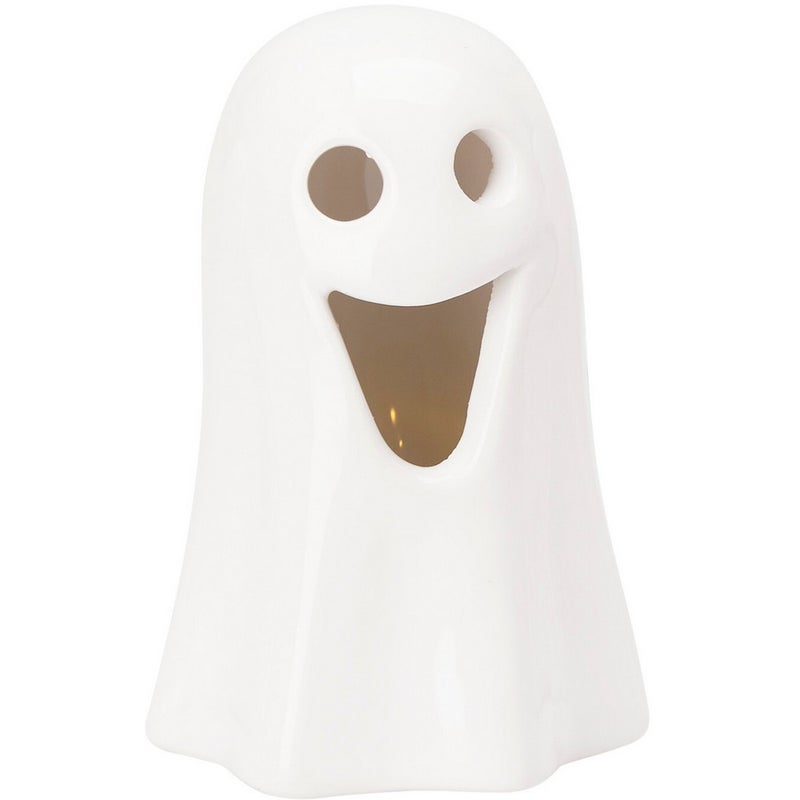 Koopman Ghost Decoration with LED – 10cm Halloween Ornament, Spooky Seasonal Decor for Home, Tabletop & Festive Display, Assorted 1 Piece - Image 4