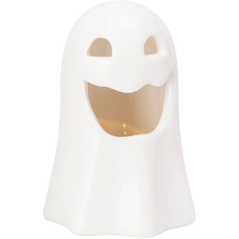 Koopman Ghost Decoration with LED – 10cm Halloween Ornament, Spooky Seasonal Decor for Home, Tabletop & Festive Display, Assorted 1 Piece - Image 2