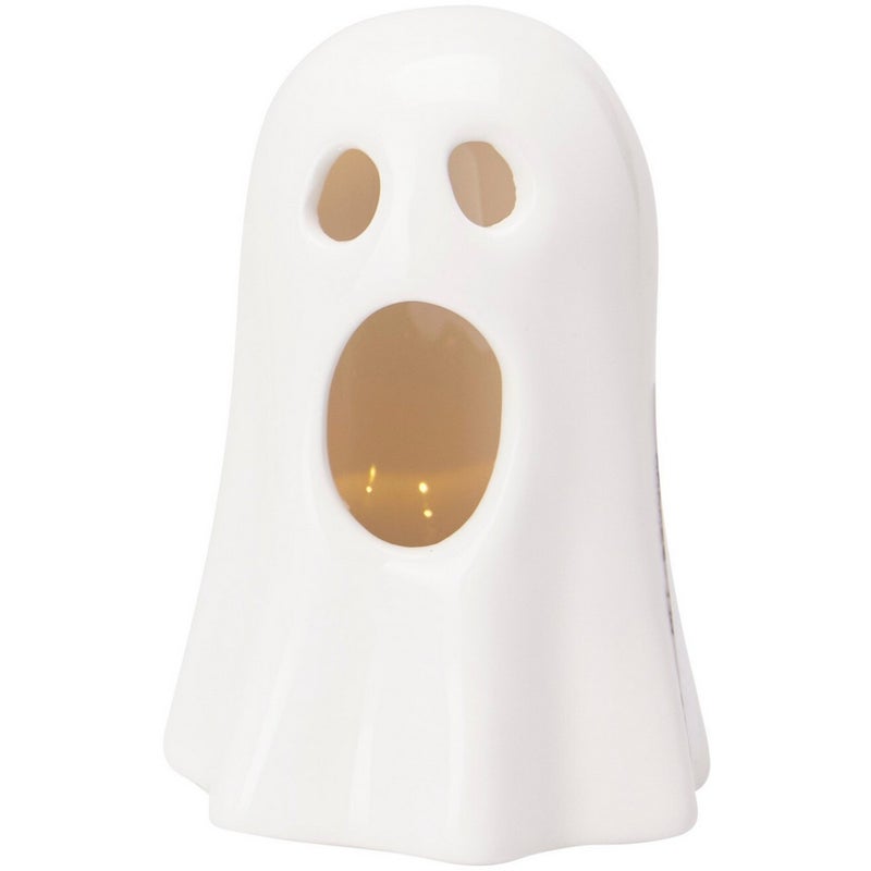 Koopman Ghost Decoration with LED – 10cm Halloween Ornament, Spooky Seasonal Decor for Home, Tabletop & Festive Display, Assorted 1 Piece - Image 3