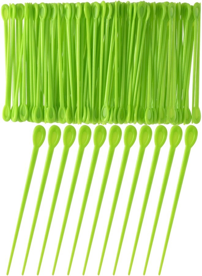Mxxipp 100pcs Brush Roller Pick, Plastic Hair Roller Locking Tools, Hair Curler Pin Rod Crochet Accessories for Woman Styling Accessories- Green - Image 1