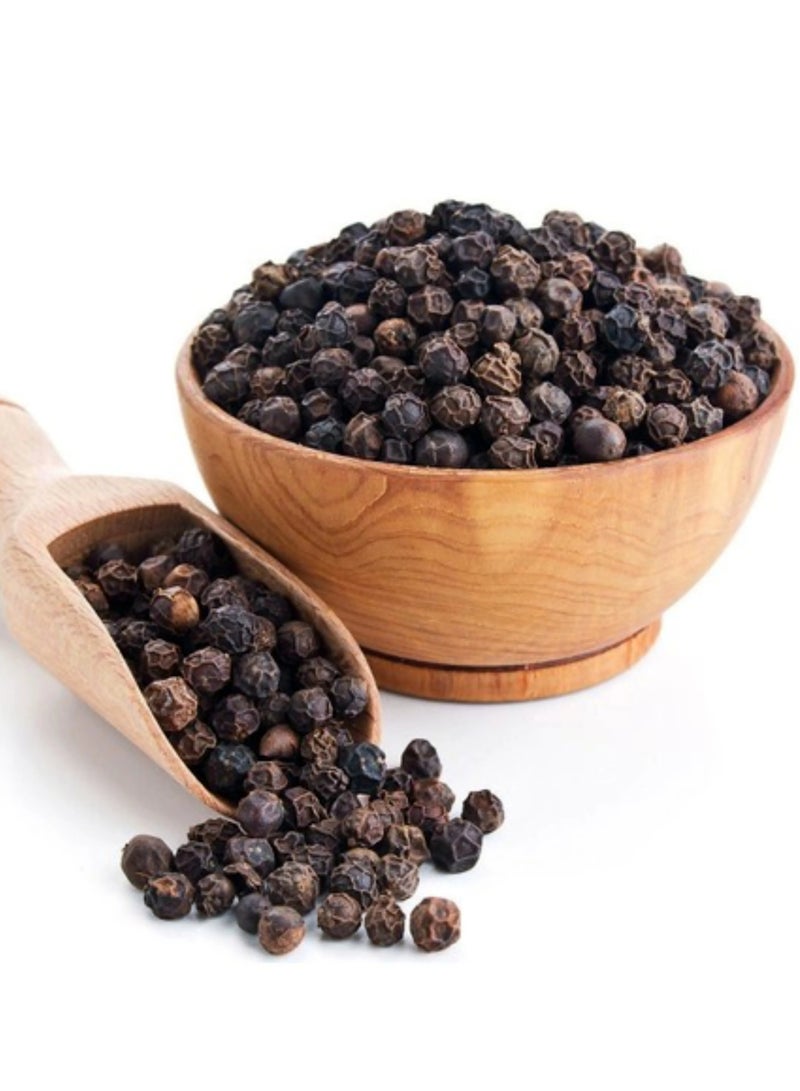 Whole Black Pepper 200g | Natural Aromatic Spice for Cooking & Recipes