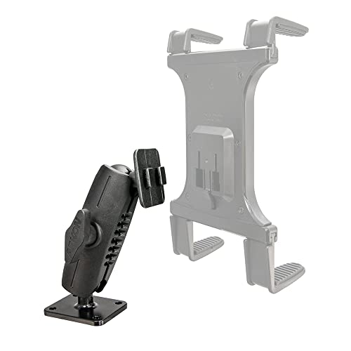 ARKON Heavy Duty 4 Hole AMPS Car or Wall Mounting Pedestal for Dual T Pattern Smartphone and Tablet Holders - Image 2