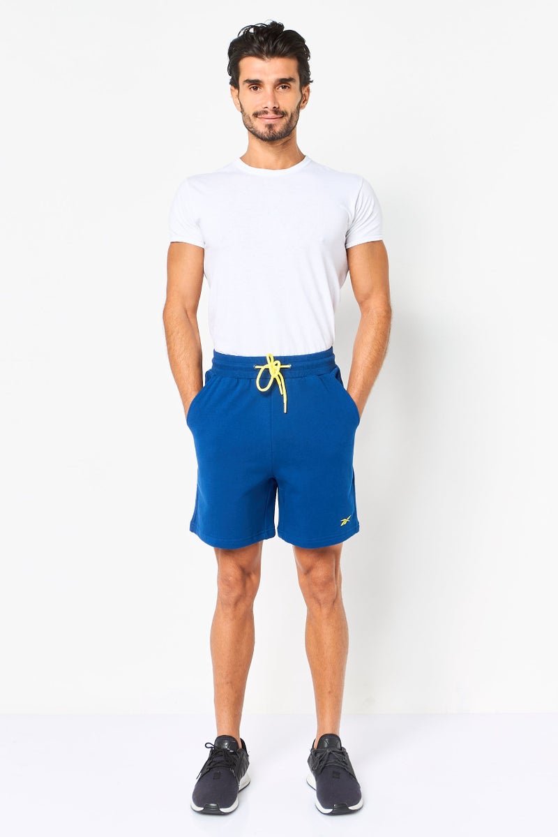 Reebok Men Sportswear Fit Training Shorts, Navy - Image 3