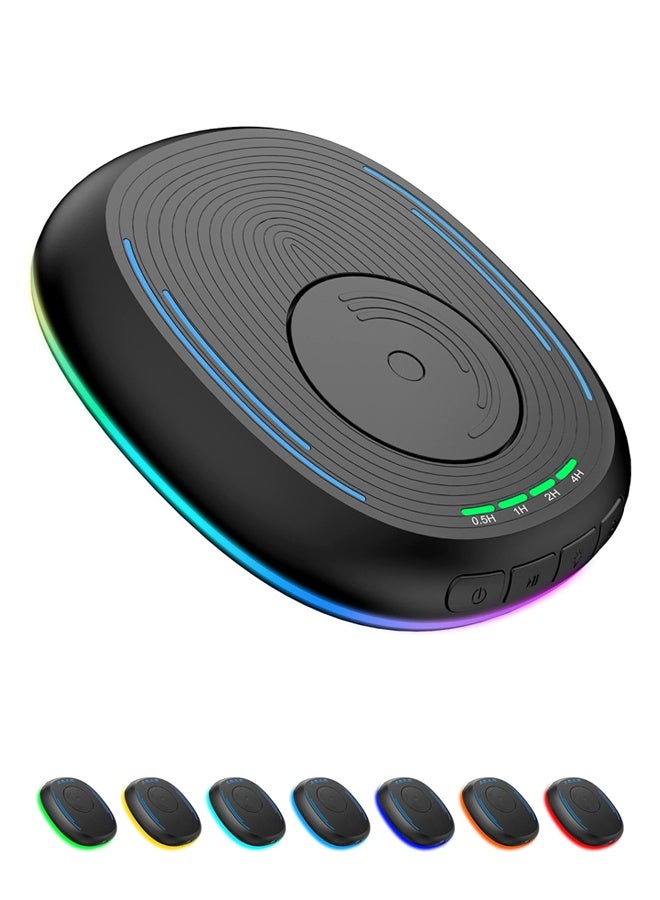 Black Undetectable Mouse Jiggler, with Timer ON/Off Switch, RGB Breathing Light, Simulate Random Automatic Movement, Prevents Laptop PC Screen Sleep for Home Office - Image 1