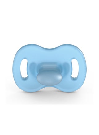 Suavinex All Silicone Soother|0-6M|Blue|Physiological - view 2