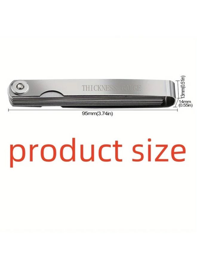 32pcs Feeler Gauge Set 0 04 to 0 88mm Imperial Metric Gap Measuring Tool - Image 4