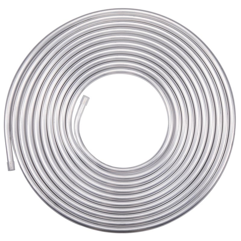 Podavelle 12 OD Aluminum Hard Fuel Line Hardline Tube Tubing Coil 25 Feet Roll - Image 2