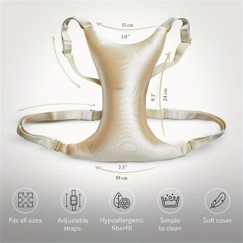 New Arrival Breathable Support Pad Seamless Design Postpartum Care Daily Use Anti Wrinkle Golden - Image 3
