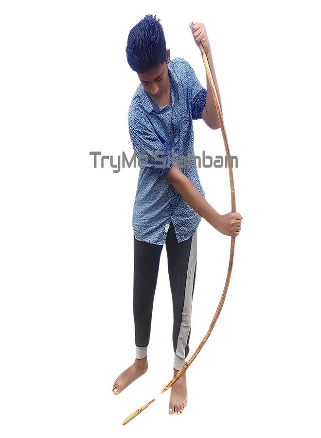 TryMe Silambam ® Silambam Cane Wood Natural Bo Staff Rattan 4feet Stick Pack of 2 - Image 4