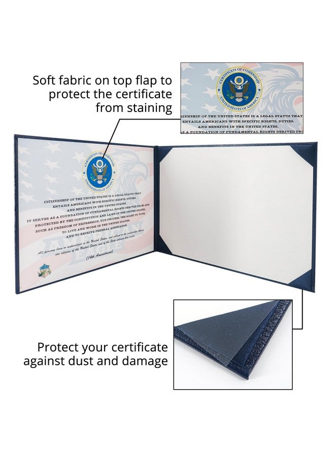 GraduationMall Us Citizenship Certificate Holder 2024 Naturalization Certificate Cover With Logol 'Certificate Of Citizenship' Us Citizenship Gifts - Image 2