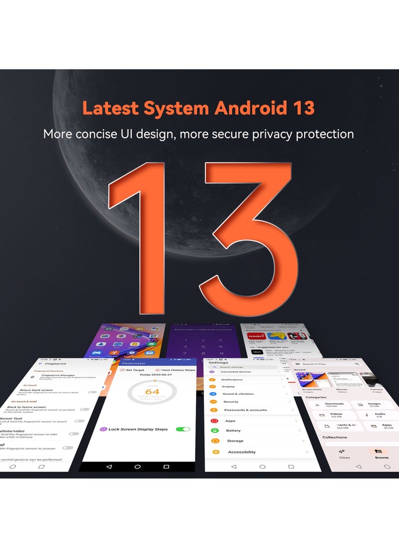 Cubot - Kingkong 9 Rugged Smartphone 120hz 6.583-Inch Screen 12GB RAM+512GB ROM 10600mAh Battery 33W Fast Charging 100MP Main + 24MP Night Vision Camera NFC - Image 1