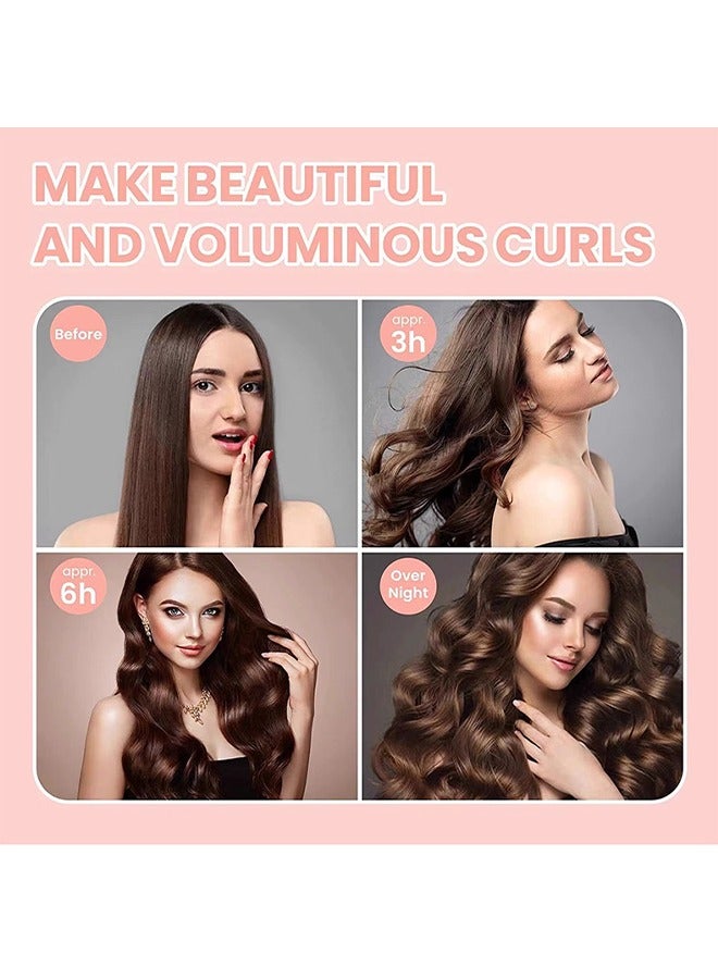 KHAJUL 3PCS Heatless Hair Curler with Flexible Rods and Hook, Heatless Curling for All Hair Types, Comfortable Heatless Curlers for Sleeping, Curls Overnight #Black - Image 4