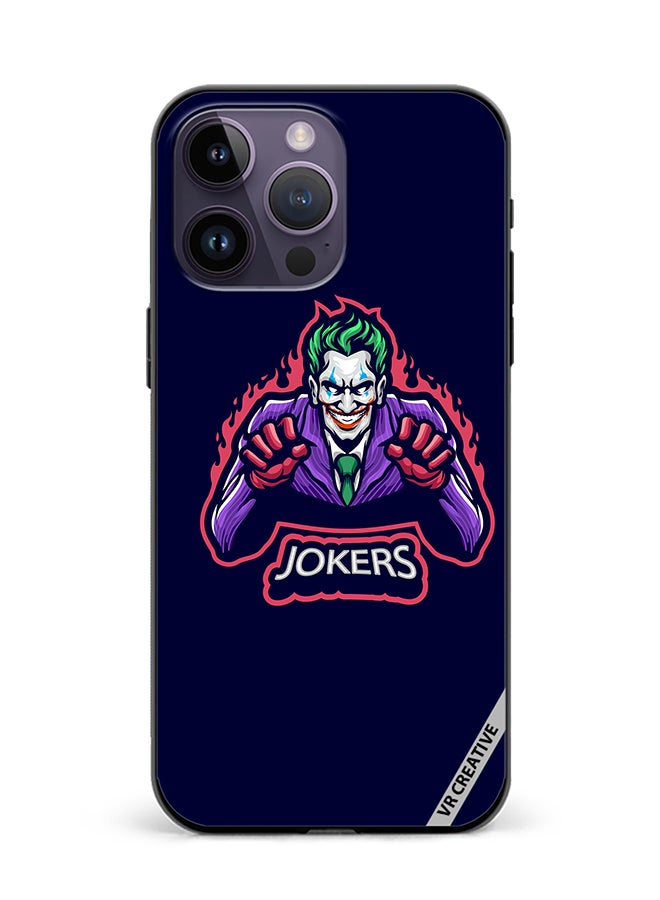 VR CREATIVE Protective Case Cover For Apple iPhone 16 Pro Max Joker Design Multicolour