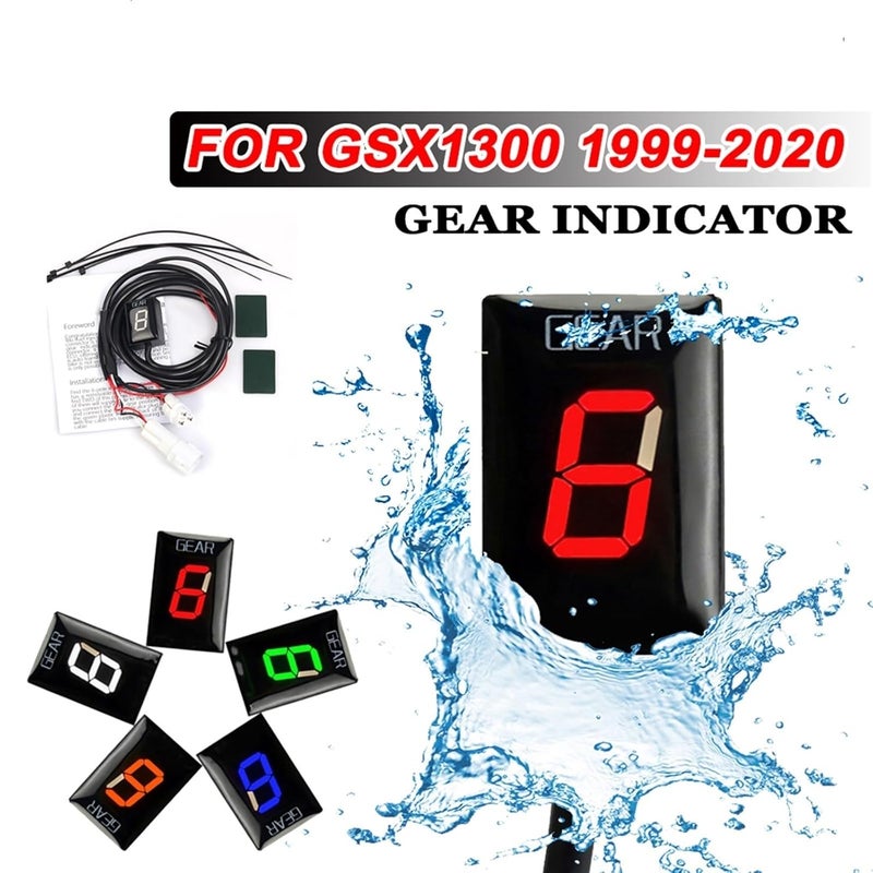 Vuzmode Motorcycle Gear Indicator for Suzuki GSX1300 - Image 3
