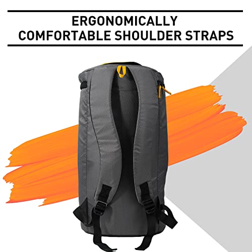 MuscleBlaze Backpack Gym Bag (Grey, 30L) | for Men and Women | Sports Bag - Image 3