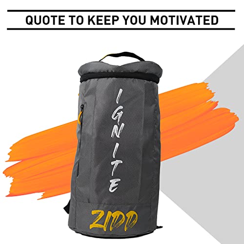 MuscleBlaze Backpack Gym Bag (Grey, 30L) | for Men and Women | Sports Bag - Image 4