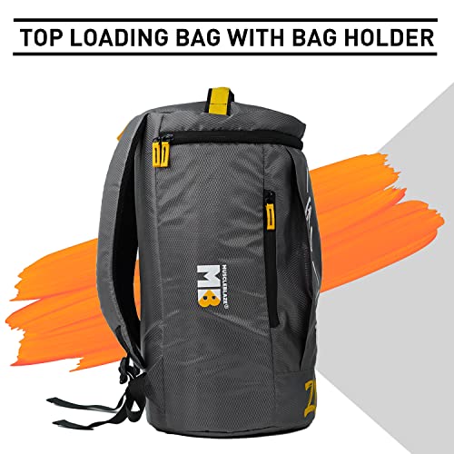 MuscleBlaze Backpack Gym Bag (Grey, 30L) | for Men and Women | Sports Bag - Image 5