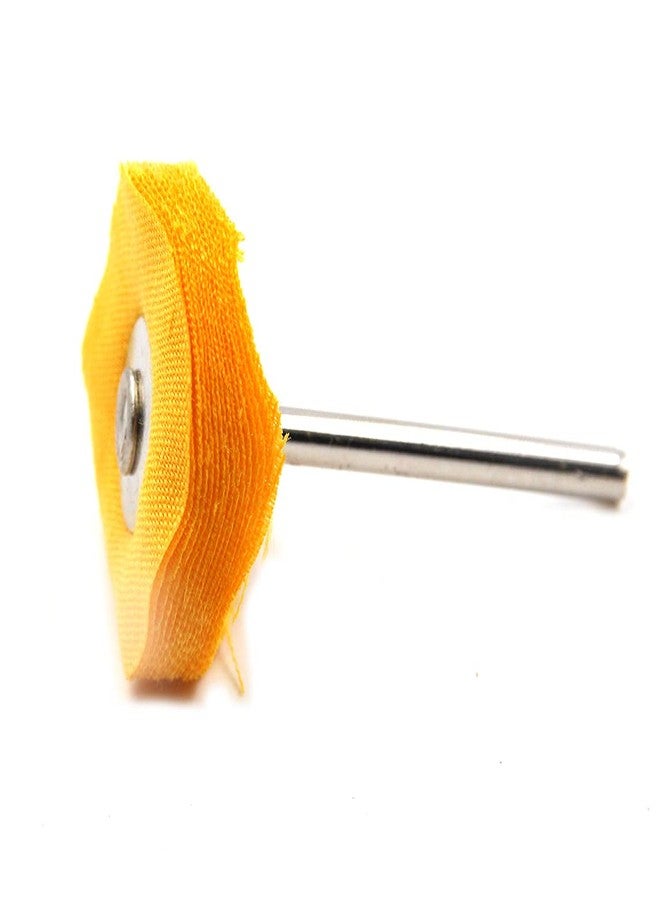 Preamer 20 Pcs Yellow Muslin Polishing Buffing Wheel Mini Brush Polishing Kit for Watch and Jewelry 1/8 Shank Compatible with Most Rotary Tool - Image 4