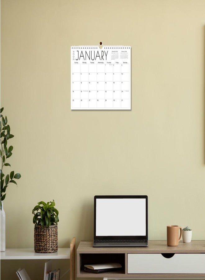 Tuun Fuplan Calendar 2025-2026 - Wall Calendar from July 2025 to December 2026, 2025-2026 Hanging Calendar with Holiday Marked, Premium Paper for Organizing, 8.5'' x 11'',Black Large Word - Image 5
