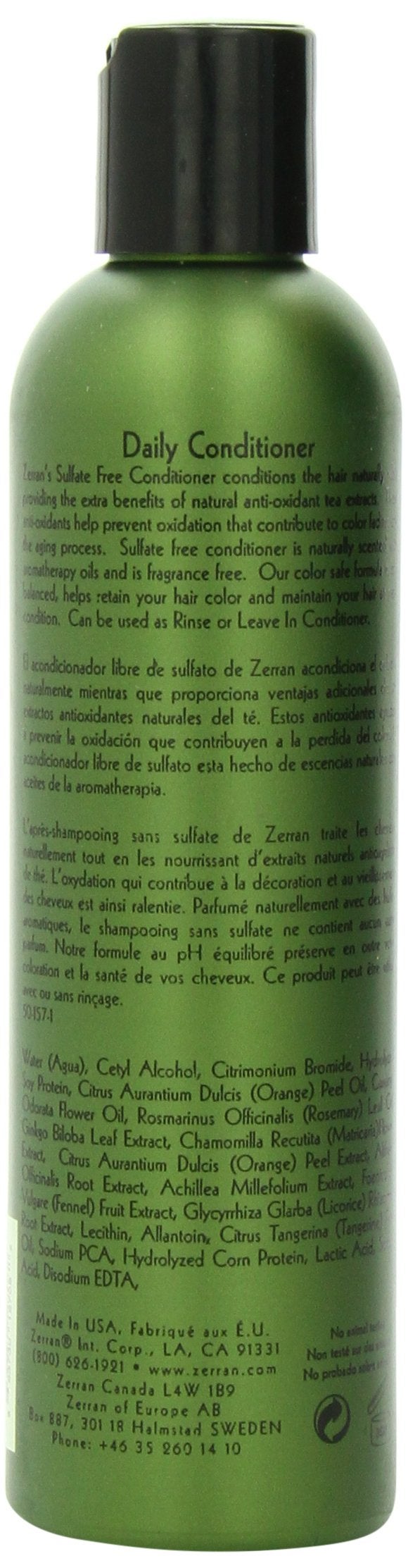 Zerran Daily Conditioner, 8 Ounce - Image 2