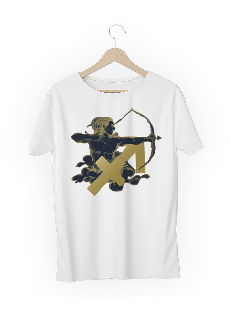Fashion World Cotton T-shirt Printed with High-quality Sagittarius - Image 3