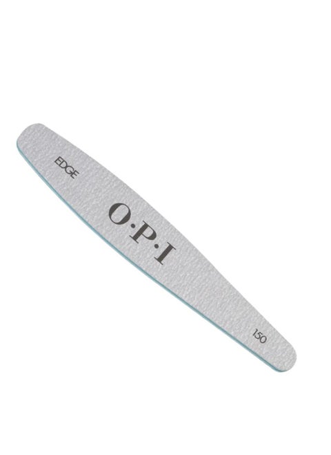 OPI Edge File 150 Grit – Professional Nail File for Precise Shaping and Quick Length Reduction, Cushioned Core for Comfort, Ideal for Acrylic and Gel Enhancements