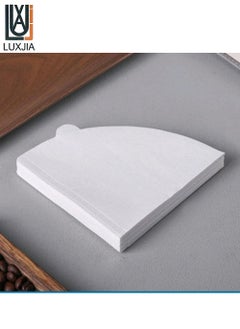 LUXJIA 100-Piece Coffee Filter Paper V60 Size V02 Unbleached Natrual White  - Image 2