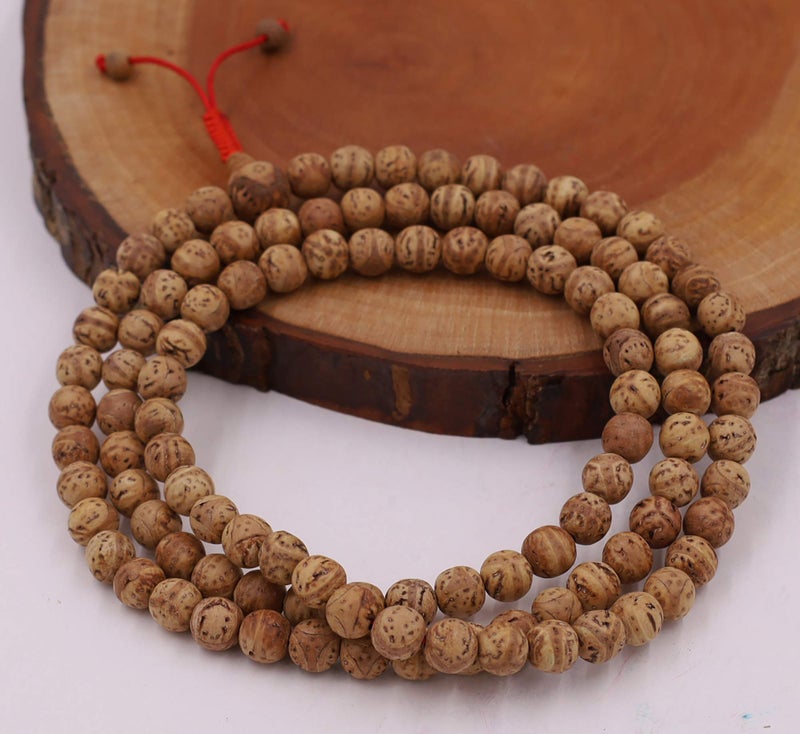 DharmaObjects DharmaObjects Tibetan Meditation Genuine Bodhiseed Mala Prayer Rosary 108 Beads  - Image 3