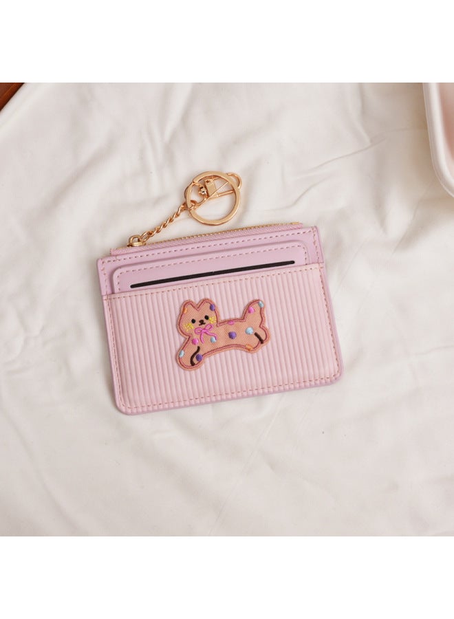New Wallet, Compact, Cute And Sweet Card Holder For Girls, Bus Card Holder, Id Card Holder, Portable Storage Bank Card Holder