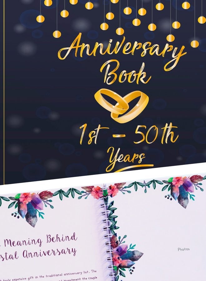 Unconditional rosie Wedding Anniversary Memory Book - A Hardcover Journal To Document Anniversaries From The 1st To 50th Year! Unique Couple Gifts For Him & Her - Personalized Marriage Presents For Husband & Wife! - Image 1