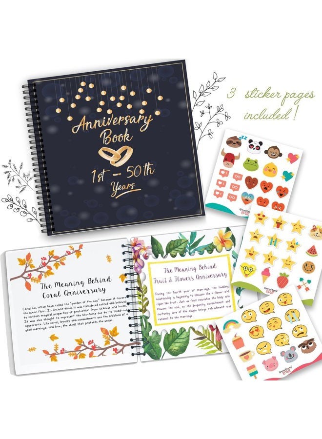 Unconditional rosie Wedding Anniversary Memory Book - A Hardcover Journal To Document Anniversaries From The 1st To 50th Year! Unique Couple Gifts For Him & Her - Personalized Marriage Presents For Husband & Wife! - Image 3
