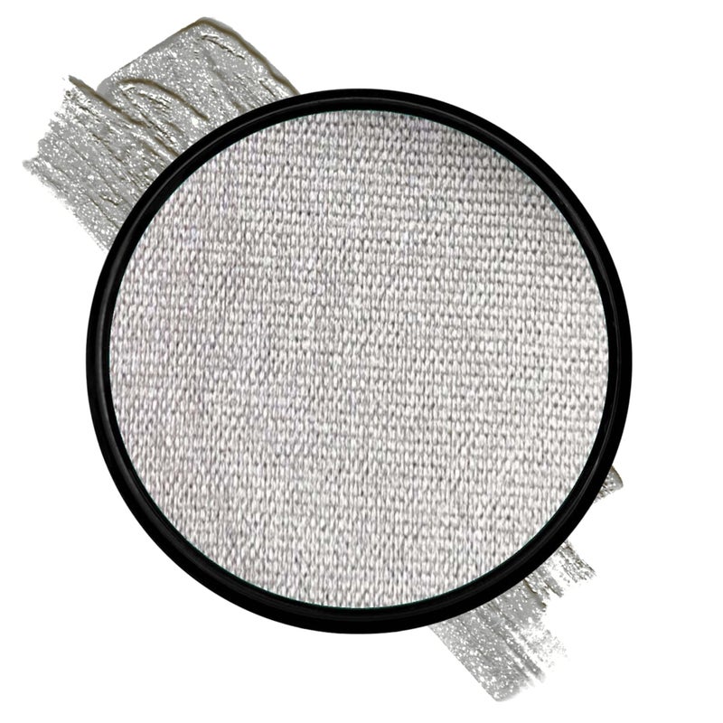 mehron ميهرون بارادايس FX ميتاليكس - فضي معدني 1.4 أونصة | طلاء معدني لامع مائي مخصص للحفلات، الأزياء، المؤثرات الخاصة، الهالوين، المسرح، الشاشة، المسرحيات و FX كوسبلاي (فضي معدني) - Image 1