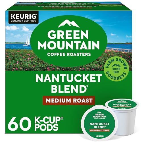 Green Mountain Coffee Roasters Nantucket Blend, Keurig Single Serve K-Cup Pods, Medium Roast Coffee, 60 Count, (6 Packs of 10) - Image 1
