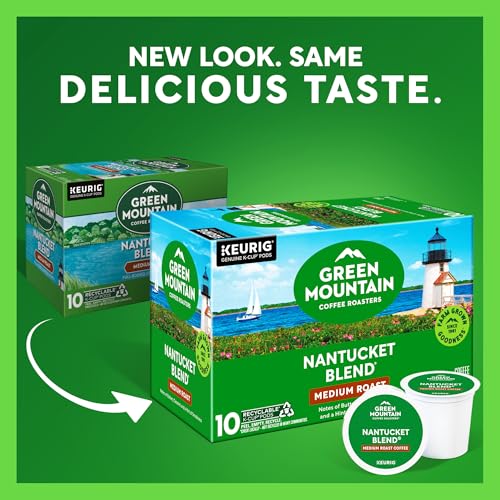 Green Mountain Coffee Roasters Nantucket Blend, Keurig Single Serve K-Cup Pods, Medium Roast Coffee, 60 Count, (6 Packs of 10) - Image 2