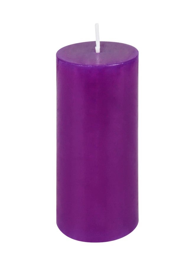 Jeco “2” Diameter by 3” Purple Pillar Candle,CPZ-2310 - Image 1