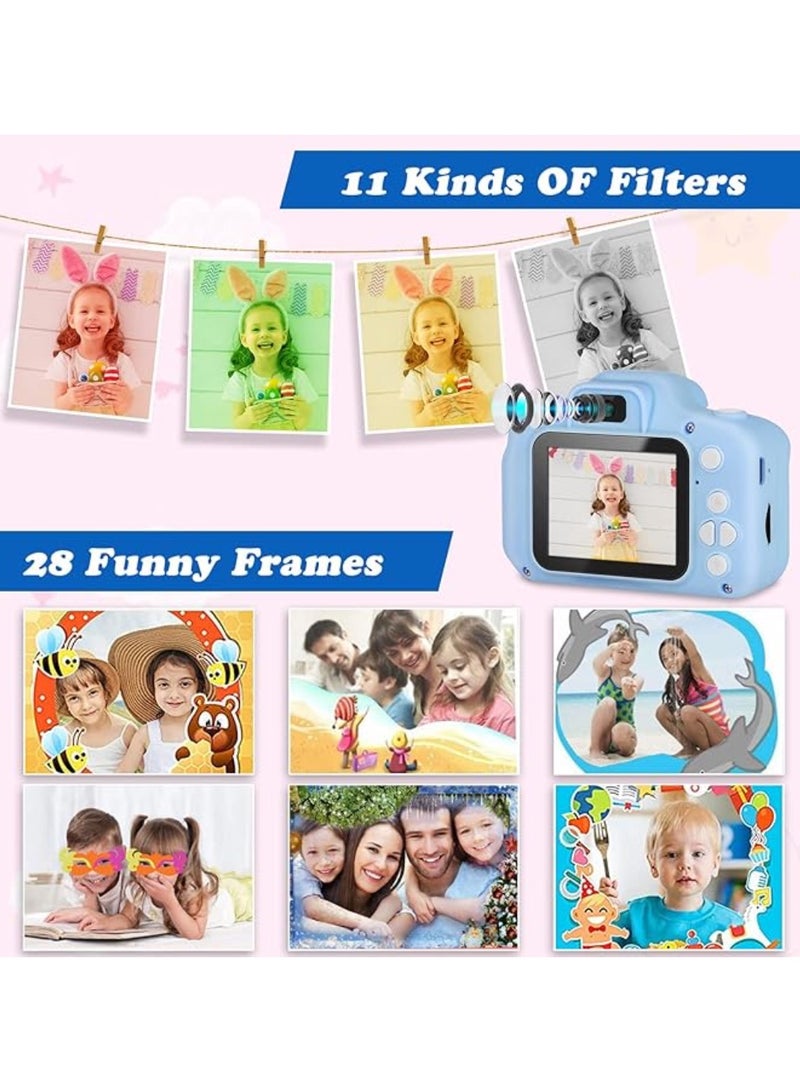 Kids HD Digital Video Camera for Capturing Moments – Fun and Educational Toy for Boys and Girls – Photo and Video Recording, Games, Music, and Adjustable Settings – Expandable Memory with Storage for 50 Photos – Ideal Christmas and Birthday Gift (Color as per stock) - Image 3