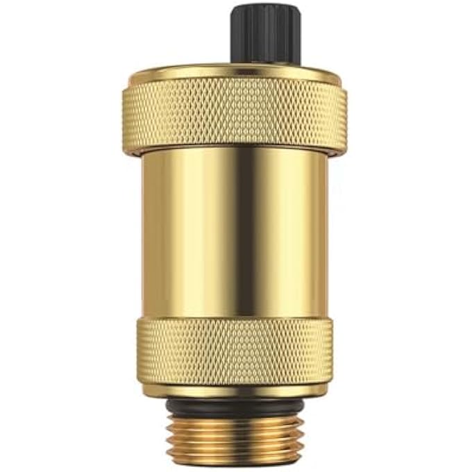 AUTOMATIC QUICK VENT 1/2 INCH BRASS NARROW DESIGN WITH MOUNTING VALVE - Image 1