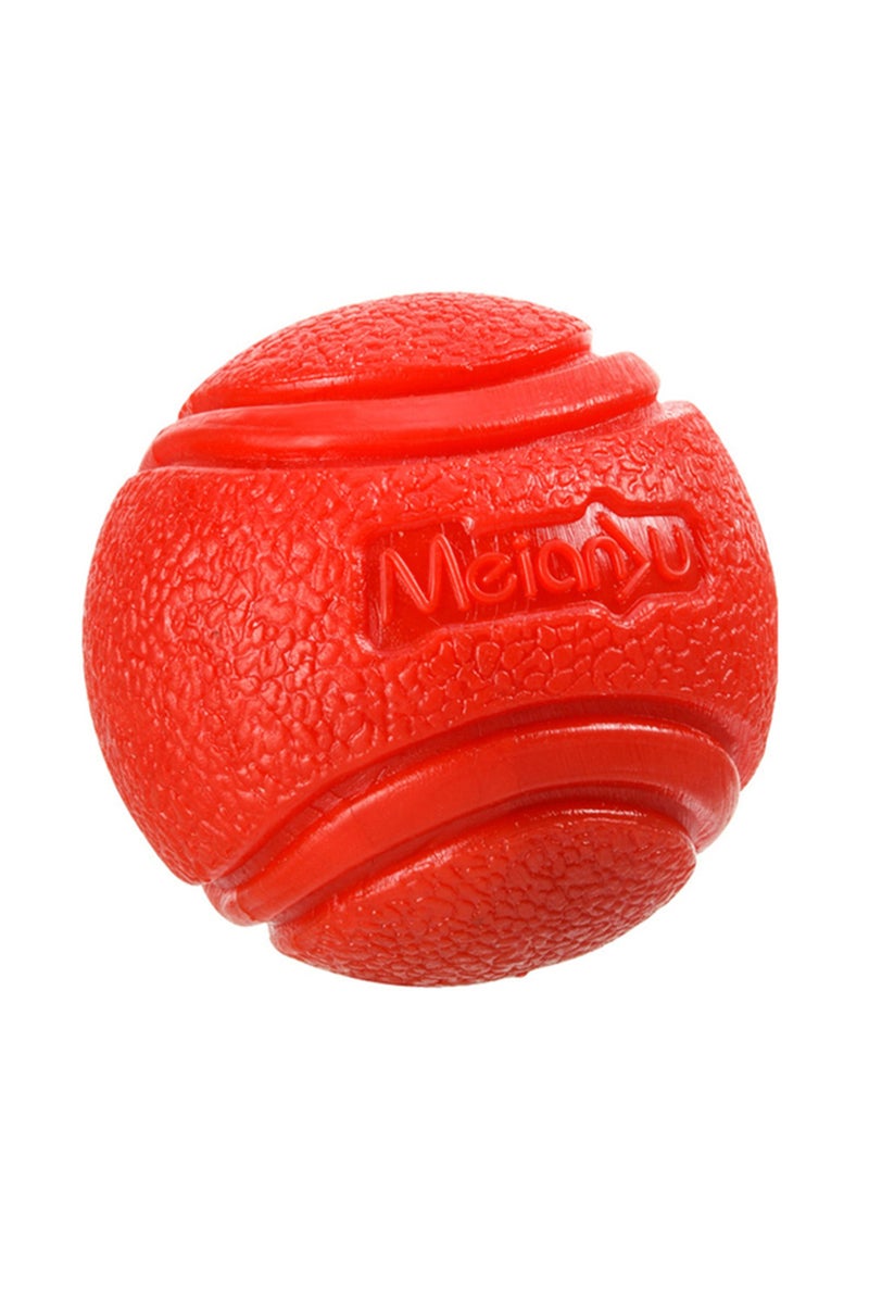erorex L-7cm Red Pet Dog Toys Dog Ball Dog Bouncy Rubber Solid Ball Resistance to Dog Chew Toys Outdoor Thr