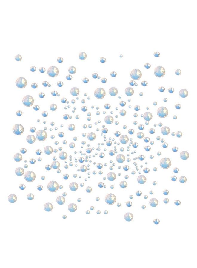 AD BEADS 4300 Pieces Flat Back Nail Art Rhinestones Round Beads 6 Sizes (26.5Mm) With Storage Organizer Boxrhinestones Picking Pen For Nail Art Phone Decorations Crafts Diy (Opal White) - Image 3