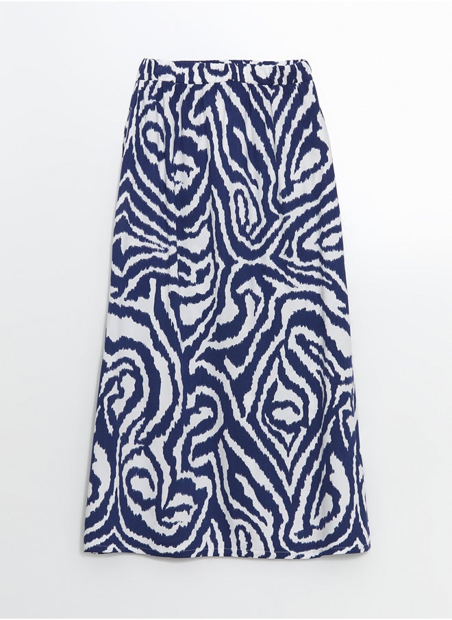 LC WAIKIKI - Elastic Waist Patterned A-Cut Women's Skirt - Image 1