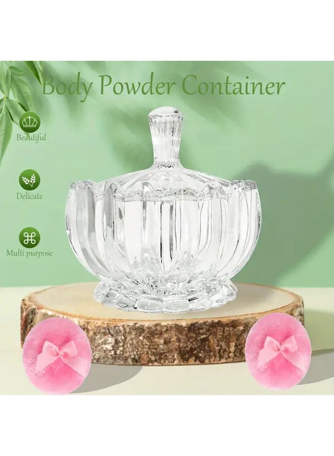 Pumpkin Shape Powder Puff And Container Tray Set 3.53 Ounce - Image 4