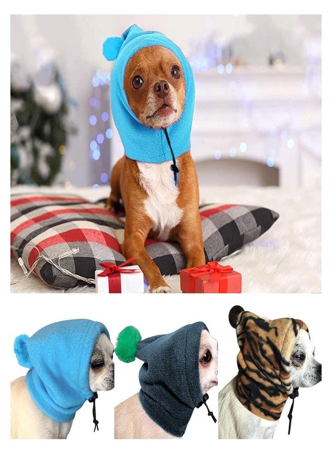 BECHANMIG Dog Winter Hat, Pink, Large (Dog Hat Circle 16.9in), Polar Fleece, Noise Protection, Windproof, Temperature Regulating, Christmas, Party - Image 3
