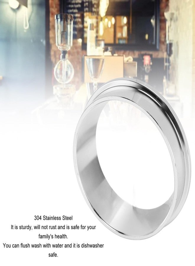 Sunicon 57.5MM Espresso Dosing Funnel, 304 Stainless Steel Coffee Dosing Ring Catcher Ring, Universal Coffee Dosing Ring Replacement for Home Coffee Machine Tools(Silver) - Image 3